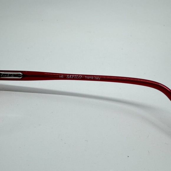 Safilo ELASTA Contempora Eyeglasses Frames 658 Red Womens 50-25-145 H9545 - Picture 6 of 7